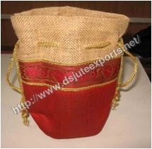 Decorative Jute Pouch Decorative Jute Pouch
