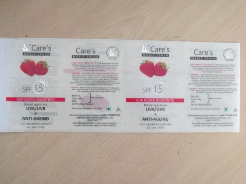 Cosmetic Labels