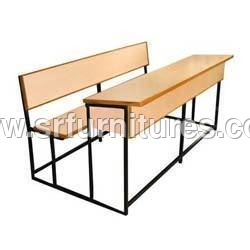 Easy To Clean 3 Seater College Desk