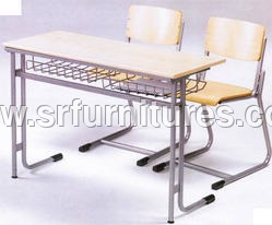 Eco-Friendly Double Seater College Desk