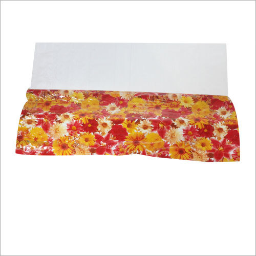 Multicolour Flower Print Pvc Film