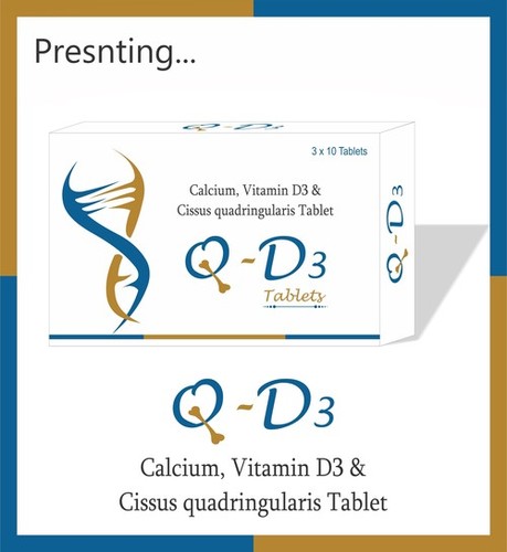 Calcium, Vitamin D3 & Cissuc Quadringularis Tablet