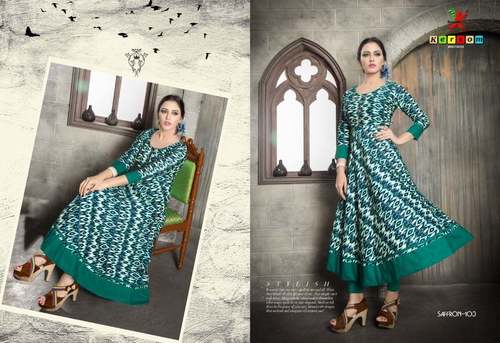 PURE HEAVY LINEN QUALITY FABRIC KURTI