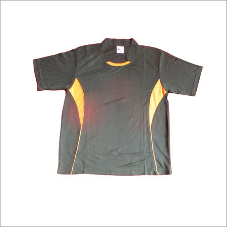 Men's Plain T-shirt Dot Knit