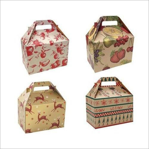 Printed Handle Corrugated Box