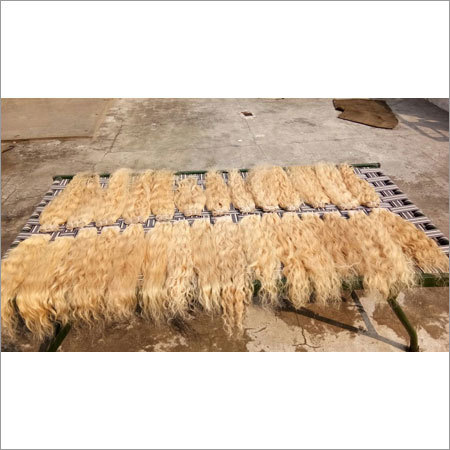 Human Blonde Hair Extension