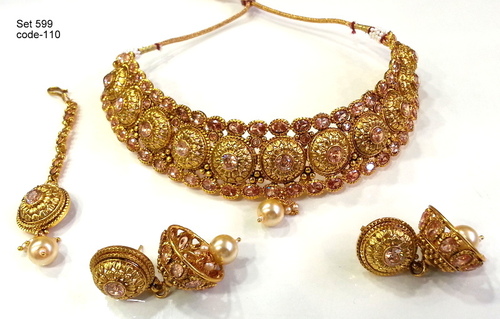 Copper Alloy Necklace Set