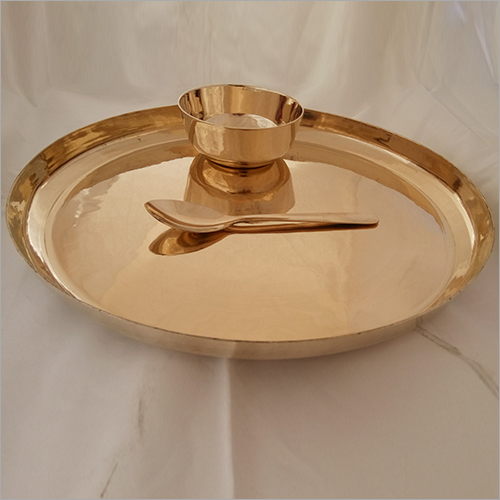 Golden Copper Dinner Set 3 Pieces