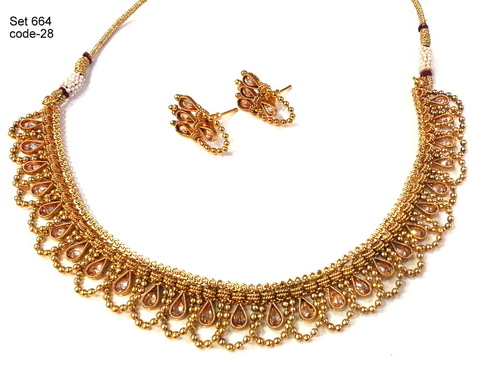 Copper Alloy Necklace  Set