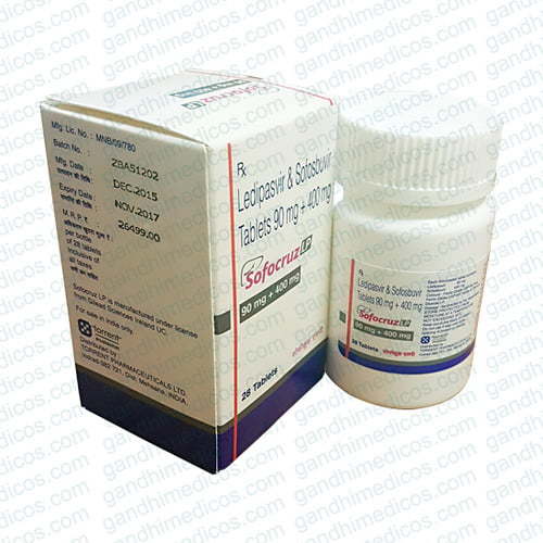 Sofocruz LP - Sofosbuvir 400 Mg & Ledipasvir 90 Mg Tablets | Adult Use in Clinics & Hospitals, Medicine Grade Formulation
