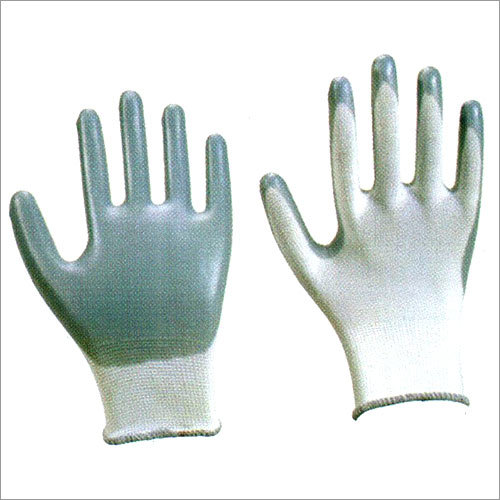 Nitrile Coating On Polyester Gloves