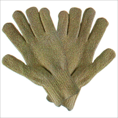 Terry 100 Percent Cotton Seamless Knitted Gloves