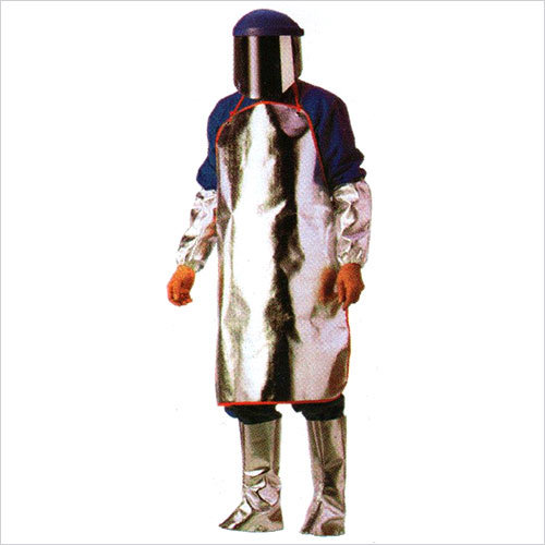 Aluminized Apron Stitched With Kevlar Thread