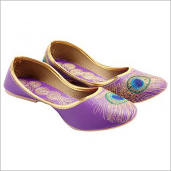Ladies Purple Punjabi Jutti