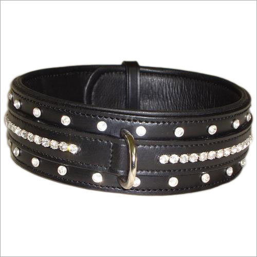 Blue Fashionable Leather Dog Collars