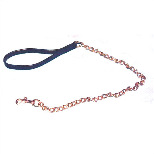 Leather Chain Dog Leash