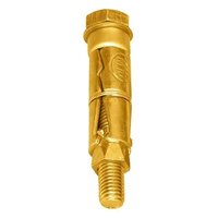 3 Shield Anchor - Stainless Steel, Golden Color | High Grade Polished Finish For Industrial Use