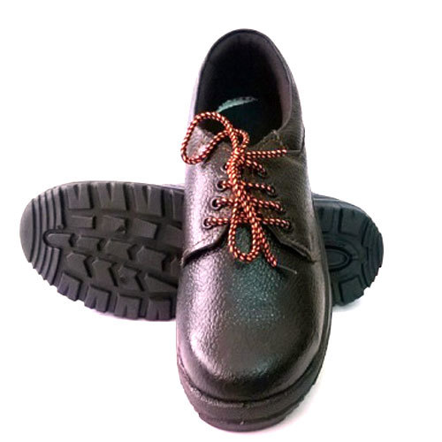 Black Safety Leather Shoe