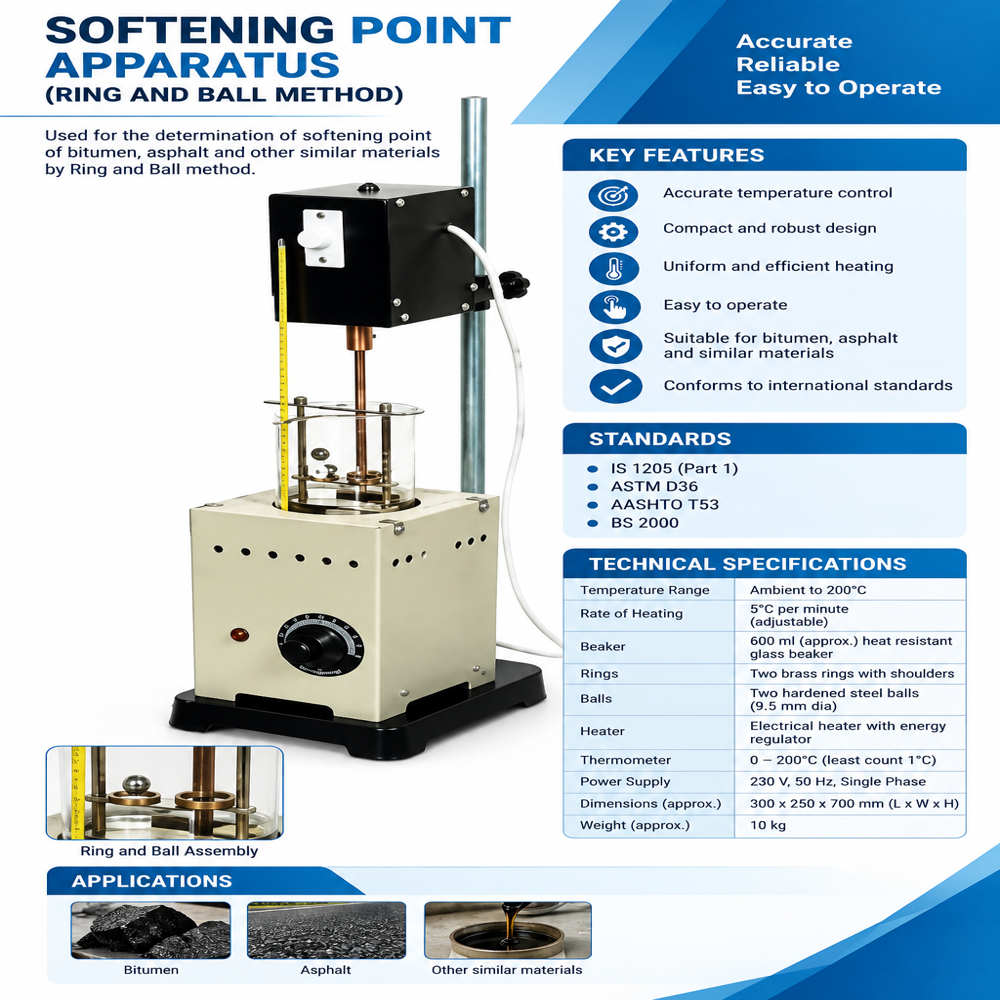 Ring And Ball Apparatus - Application: Industrial