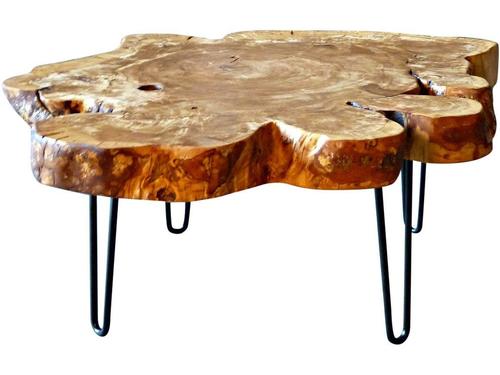 Top  Iron Hairpin Legs Coffee Table