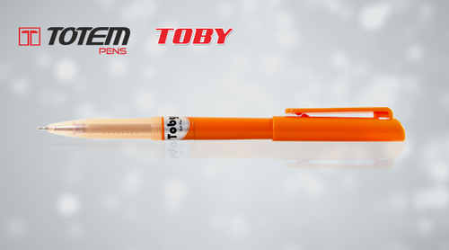 Totem Toby Ball Point Pen - Plastic Body, 0.6/0.7/1 mm Tip Sizes | Lightweight, Smooth Writing, Comfortable Grip, Attractive Look in Multiple Ink Colors