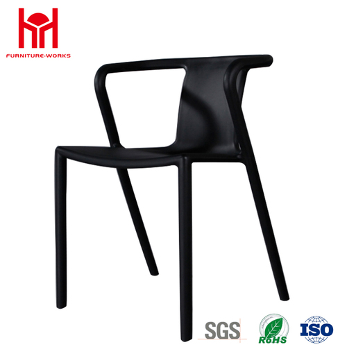 China Wholesale Plastic Chair Leisure Dining Chair With Arm