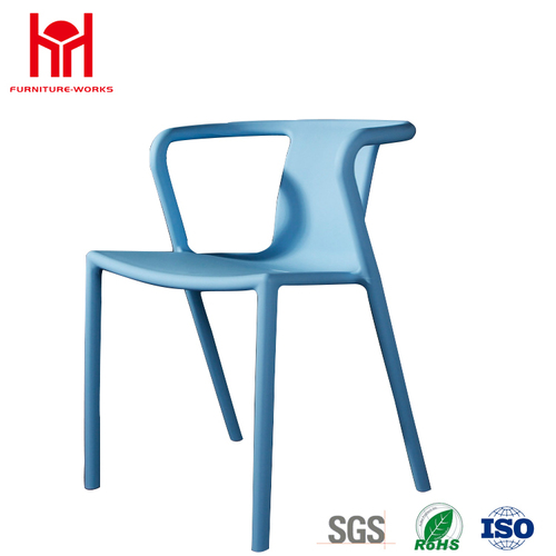 Colorful Modern Plastic / Metal Dining Chair