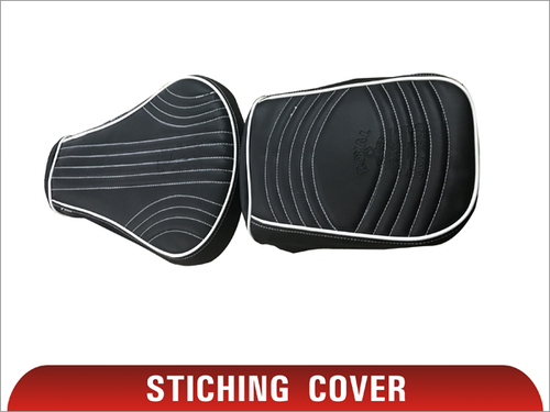 Stiching Cover - 5mm PU Leather, Black | Durable, Weather Resistant, Stylish, Easy Installation, Enhanced Comfort