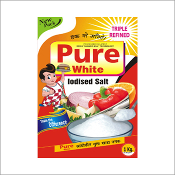 Pure White Refined Salt