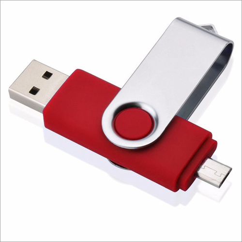 Swivel Shaped OTG Pen Drive - Mini Size, Windows & Android Compatible | External Data Storage with Warranty