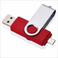 Swivel Shaped Otg Pen Drive - Mini Size, Windows & Android Compatible | External Data Storage With Warranty