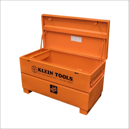 Orange Tool Boxes - Stainless Steel 508 x 249 x 249 mm Orange | High Portability High Tensile Strength Comfortable Carrying Handle