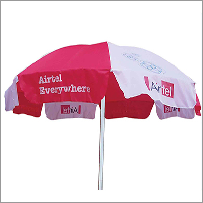 Printing Promotional Umbrellas - Nylon & Polyester Fabric, Large Size | Red & White Color, Foldable Design for Summer, Rainy & Spring Seasons