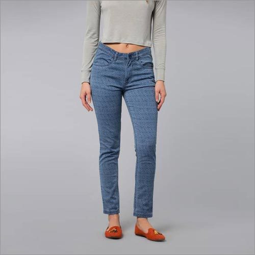 Curvy Owl Ankle Length Blue Jeans Curvy Owl Ankle Length Blue Jeans