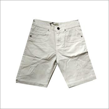 White Ripped Slim Fit Shorts White Ripped Slim Fit Shorts