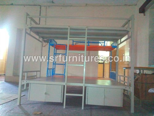 Silver Dual Bunker Cot