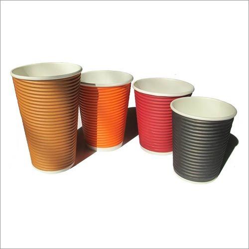Black Ripple Wall Paper Cup