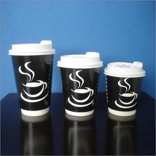 Black And White Double Wall Paper Cup