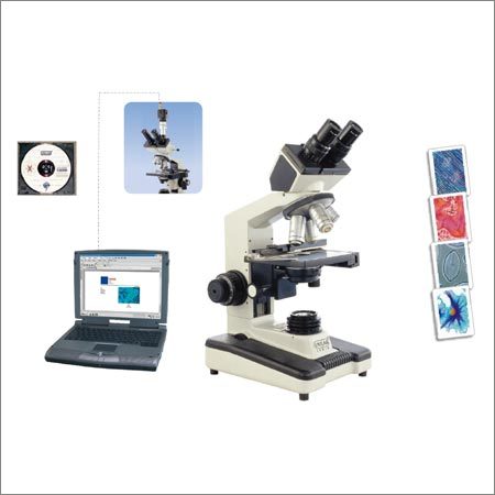 Microscope With Image Projection System