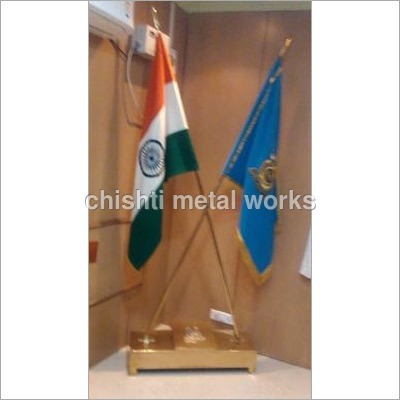 Brass Cross Flag Stand Size: All Size