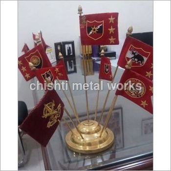 Brass Table Flags Size: All Size
