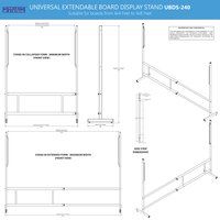 Universal Board Display Stand UBDS240