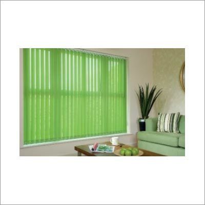 Green Vertical Window Blinds