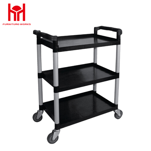 Hotel Service Cleaning Trolley in Wholesale Price By JIANGMEN SHENGSHI FURNITURE CO., LTD.