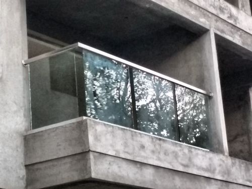 SS Balcony Glass Railing