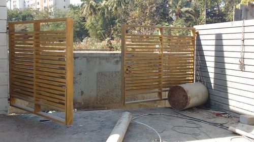 MS Gate - Iron, Inward/Outward Open Style | Elegant Main Entrance Gates with Intricate Craftsmanship, Eco-Friendly Options, Durable & Customizable Designs