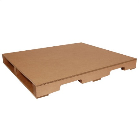 Corrugated Pallet - Wooden Slip Sheet, 2-Way Entry, Brown Color, 10-50 Kg Capacity