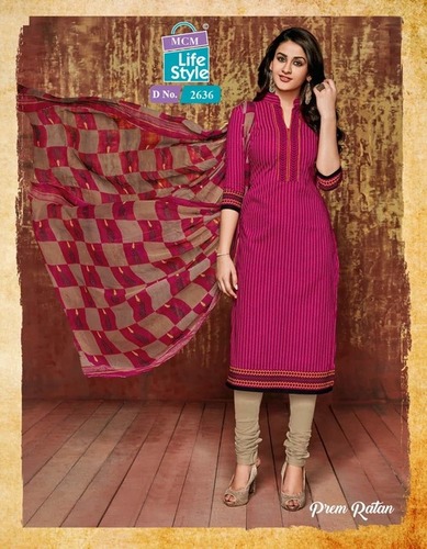 FANCY COTTON DRESS MATERIALS