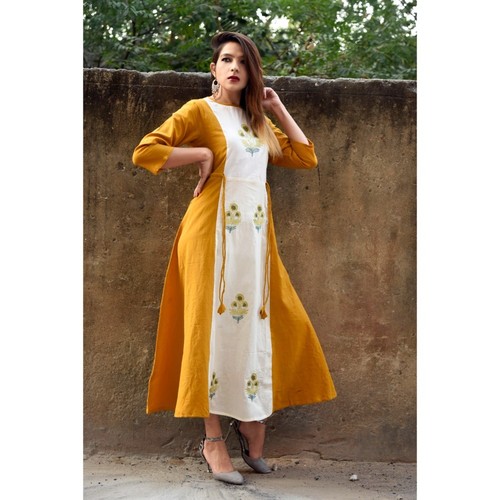 Frock Style Kurti Bust Size: 22 Inch (In)