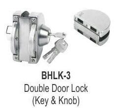 DOUBLE DOOR LOCK (KEY AND KNOB)